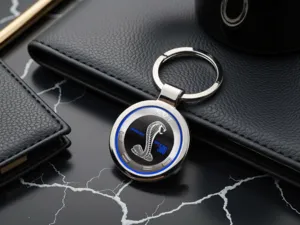 Shelby Porte-clés Logo Métal Premium Sur Mesure